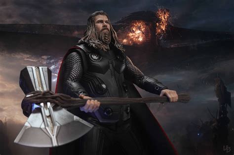 Marvel Avengers Endgame Thor 1 6 Scale Figure Hot Toys