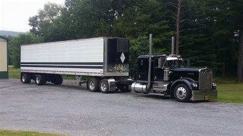 Semitrckn Kenworth Custom W900A EX With Matchin Reefer