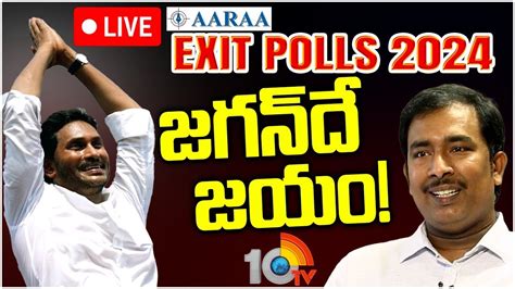 LIVE Aaraa Exit Polls Positive to YCP జగనద జయ AP Exit Polls