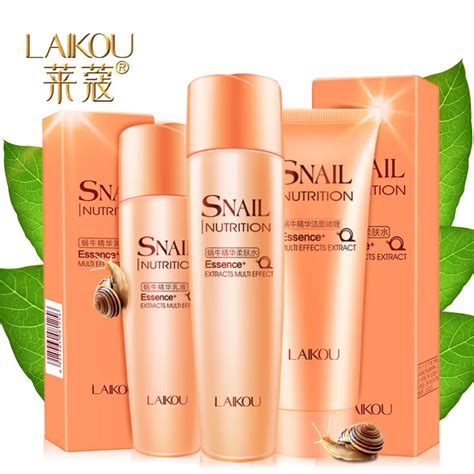 Laikou Snail Nutrition Essence Extracts Multi Effect Of Piece Set