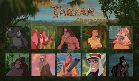 My Top 10 Tarzan Characters by Octopus1212 on DeviantArt