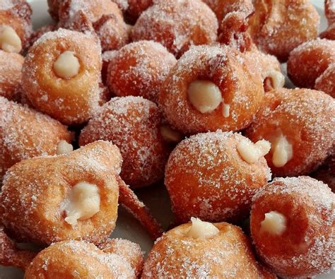 Buñuelos de naranja rellenos Comparterecetas