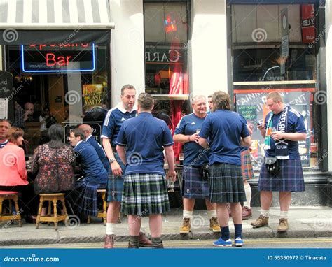 Scottish Men Drinking Editorial Photography Image Of Front 55350972