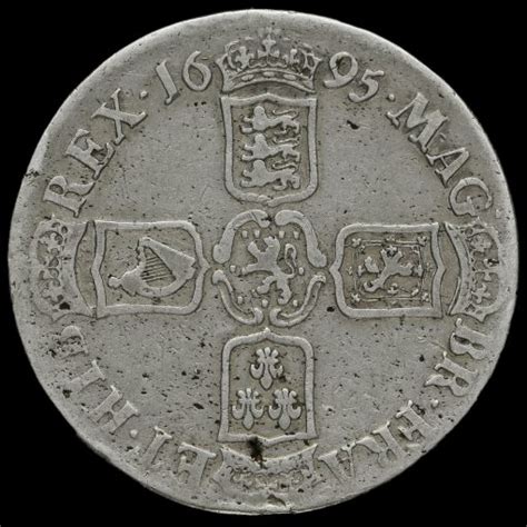 William Iii Early Milled Silver Septimo Crown