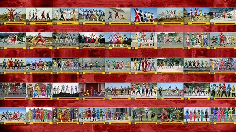 The 45 Super Sentai Teams... by nobuharuudou on DeviantArt