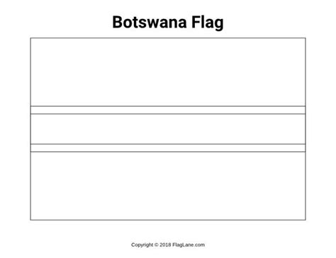 Free Printable Botswana Flag Coloring Page Download It At Coloring Page