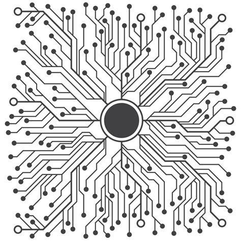 Abstract Vector High Tech Circuit Board Technology Background 26496988