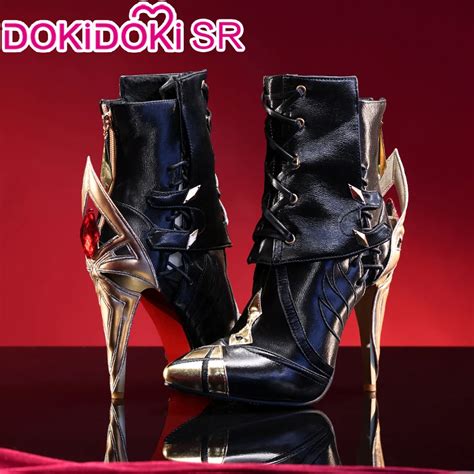 Arlecchino Shoes Cosplay Game Genshin Impact Cosplay Dokidoki Fontaine