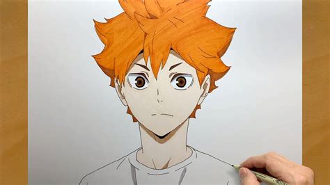 How To Draw Hinata Shouyou From Haikyuu Step By Step Draw Anime