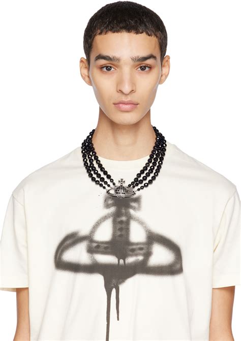 Vivienne Westwood Black Agate Orb Choker Vivienne Westwood