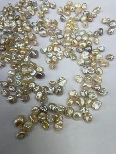 Freshwater Loose Keshi Pearls Peach Pink Colors 5 10 Carat 18 Per