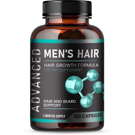 Mens Hair Growth Supplements Clinically Tested For Visibly Thicker