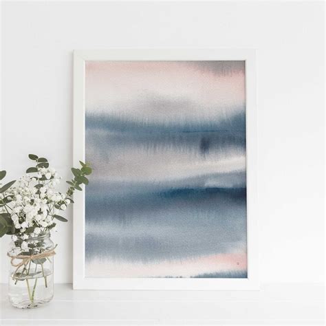 Watercolor Painting Modern Ethereal Flowy Artwork Abstract - Etsy