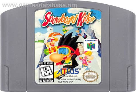 Snowboard Kids - Nintendo N64 - Artwork - Cartridge