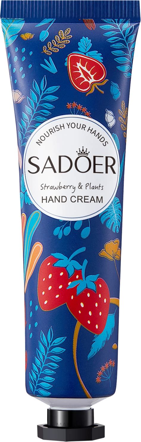 Sadoer Nourish Your Hands Strawberry Plants Hand Cream Crema De