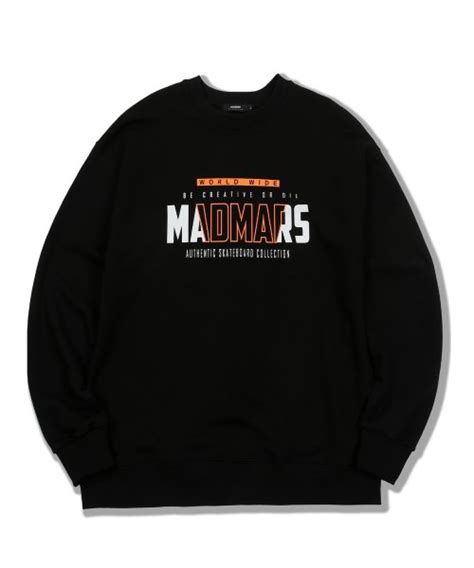 Musinsa Madmars College Sweatshirts Black