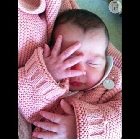 Foto Maria Eduarda é a primeira filha de Debby Lagranha A menina