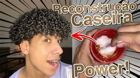 RECEITA CASEIRA DE RECONSTRUÇÃO CAPILAR YouTube