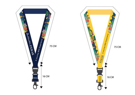 Lanyard Size Template