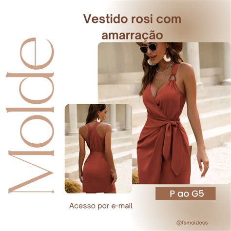 Molde Vestido Rosi Amarra O Franciele Souza Hotmart