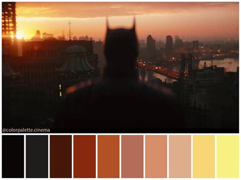 The Batman Trailer Color Palette Media Chomp