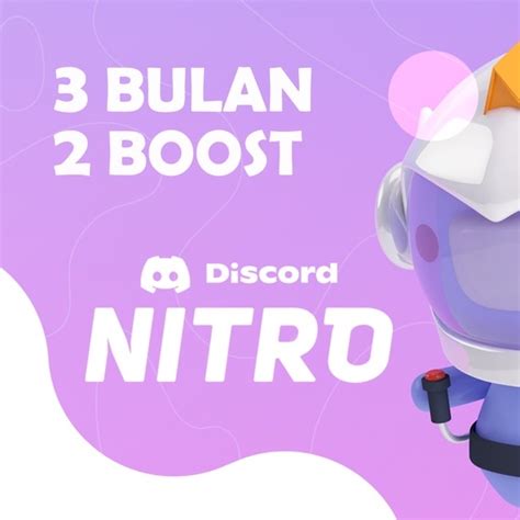 Jual Bulan Nitro Boost Pengguna Baru Discord Dinostore Idn Vcgamers