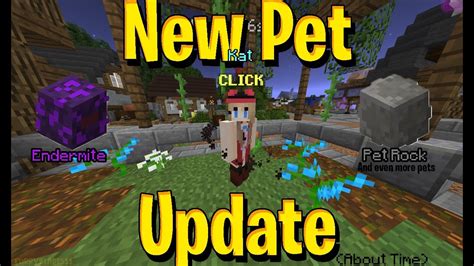 New Pet Update Is Here Quick Look Hypixel Skyblock Youtube