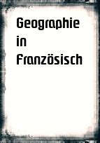 Deckblatt Geographie in Französisch in Thüringen