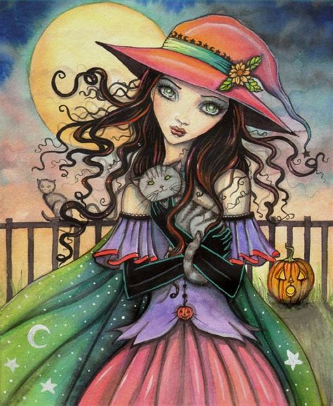 Witch Canvas Full Round Or Square Drill Diamond Painting