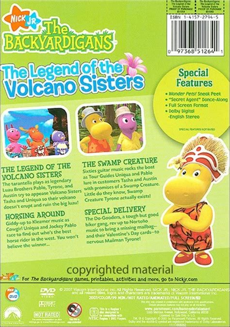 Backyardigans The The Legend Of The Volcano Sisters Dvd 2007 Dvd