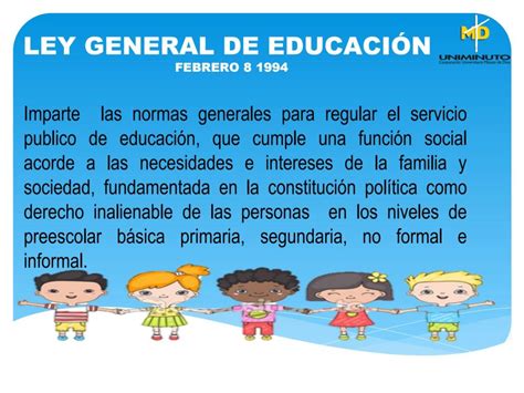 Resumen Visual De La Ley General De Educación En Diapositivas