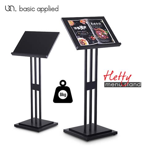 Hetty Menu Display Stand Heavy Restaurant Menu Display Stand Stage