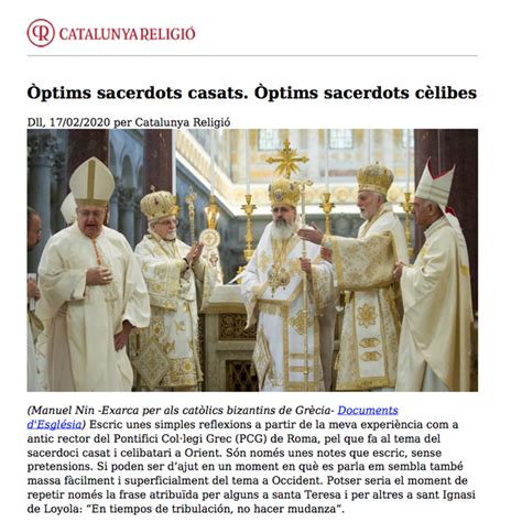 Sacerdotes célibes y sacerdotes casados