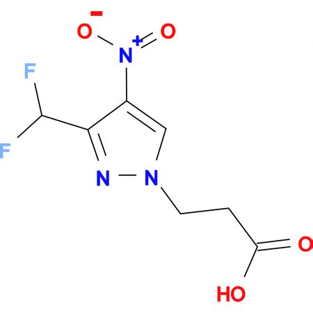 3 3 Difluoromethyl 4 Nitro 1H Pyrazol 1 Yl Propionic Acid 10 509734