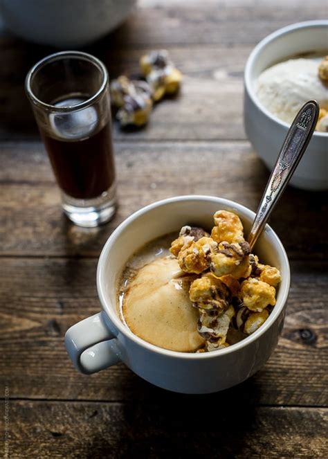 Caramel Popcorn Affogato | Kitchen Confidante