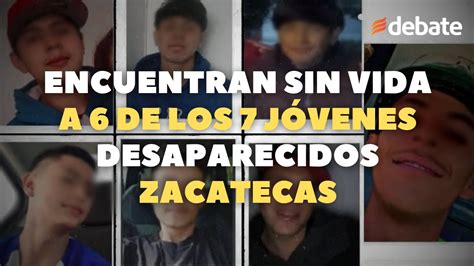 Encuentran sin vida a 6 de los 7 jóvenes desaparecidos en Villanueva