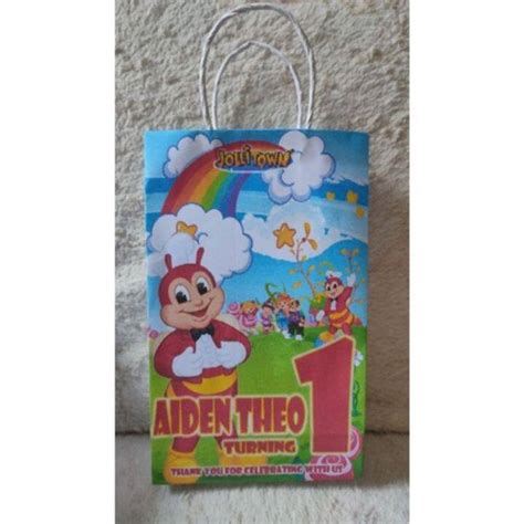 Jollibee Jollitown Theme Park Customize Lootbag Sold Per 10pcs Lazada Ph