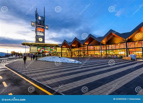 Coresi Shopping Center, Brasov, Romania Editorial Photo - Image of travel, night: 52445526