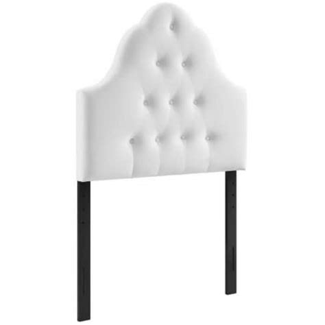 Modway Sovereign Twin Diamond Tufted Performance Velvet Headboard White