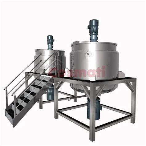 Mixing Tank With Agitator Mixer Liquid Detergent Making Machine China