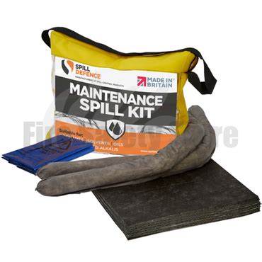 Spill Defence L Spill Kit In Vinyl Holdall Industrial Spill Control