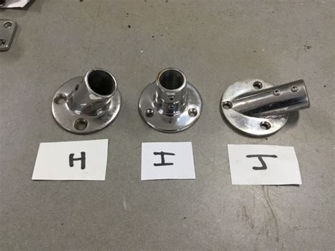 Assorted Stainless Steel Boat Railing Hardware Price Is Per Piece Ebay