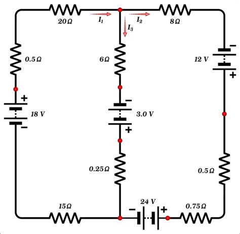 Circuitos Electricos Segunda Ley De Kirchhoff Problema Resuelto Hot