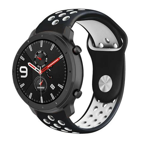 Correa Deportiva Xiaomi Amazfit GTR Negra Blanca Correasmartwatch Es