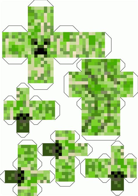 Large Completed Papercraft Creeper Papercraft Printable Paper Crafts Images And Photos Finder