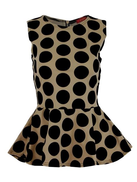 Polka Dot Peplum Top Peplum Top Fashion Cool Style