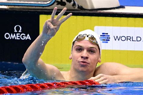 J Des Jeux Olympiques De Paris Natation L On Marchand Dans