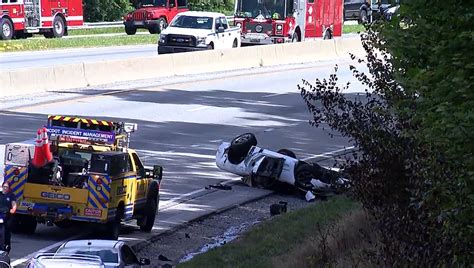 Accident C5 Corvette Convertible Collides With A Tractor Trailer And The Crash Shuts Down I 40