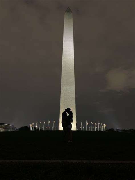 Romantic Night at the Washington Monument