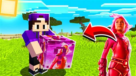 Abri A Nova Lucky Block Da Lava Girl No Minecraft Youtube